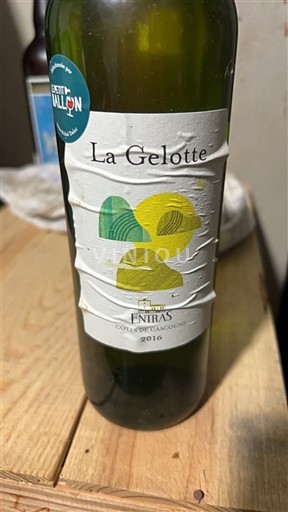 Wines Blanc sec La Gelotte Entras 2016 France South West Côtes de Gascogne IGP