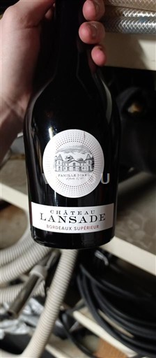 Bordoja Bordeaux Supérieur Château Lansade 2023