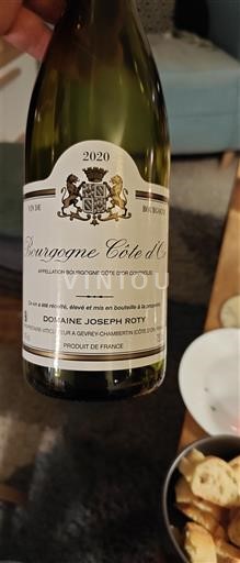Burgundi Burgundi Côte d'Or Domaine Joseph Roty 2020