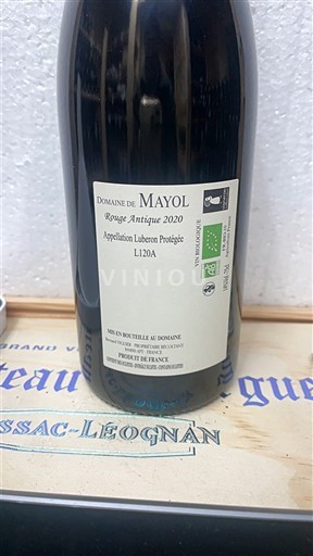 Lugina e Ronës Luberon Domaine Mayol Rouge Antique 2020