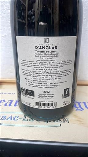 Лангедок Терасе ду Ларзак Domaine Anglas 2022