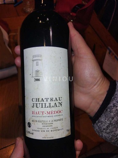 Bordeaux Haut-Médoc Château Juillan 2006