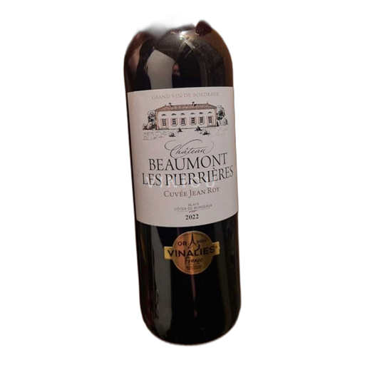 Bordo Blaje-kote-de-Bordo Château Beaumont Les Pierrières Jean Roy 2022