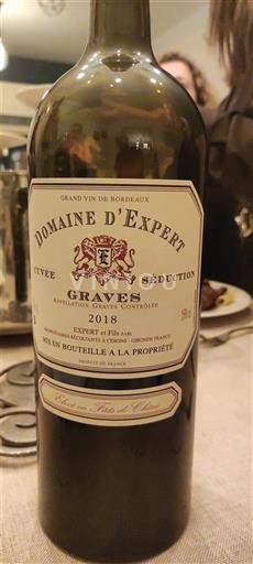 Bordoja Graves Domaine Expert Séduction 2018