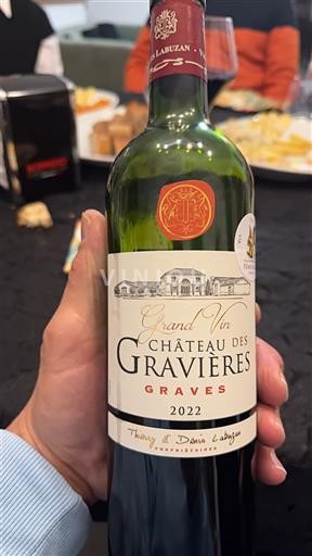 Bordeaux Graves Château Gravières Grand Vin 2022