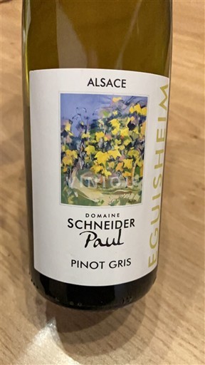 Алзас Пино гри Domaine Schneider Paul Eguisheim 2023