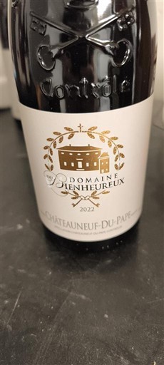 Вина Rouge sec Domaine Bienheureux 2022 Francuska Рона долина Шатонеф-дю-Пап AOC