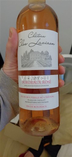 Bordoja Bordeaux rozë Château Clos Larivaux 2015