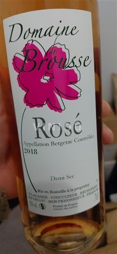 Jugperëndim Bergerak Domaine Brousse 2018