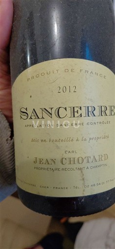 Dolina Loare Сансер Jean Chotard 2012