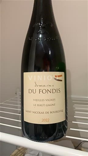 Lugina e Luarës Shën Nikolla i Burgelit Domaine Fondis Vieilles Vignes Le Haut Gagné 2022
