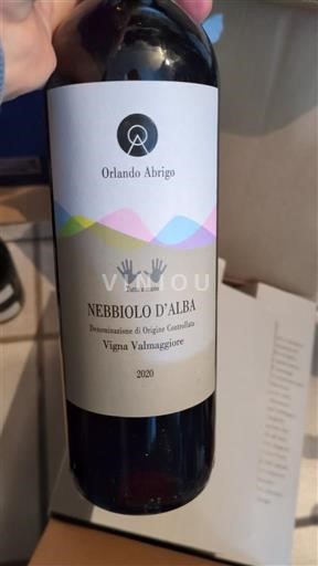 Piemonte Nebbiolo d'Alba Orlando Abrigo Vigna Valmaggiore 2020