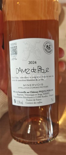 Languedok Minervois Château Pique Perlou Dame de Pique 2024