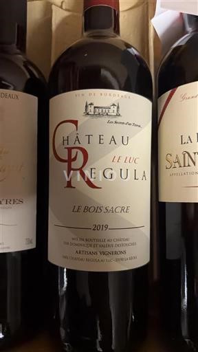 Bordeaux Château Regula Le Luc Le Bois Sacré 2019