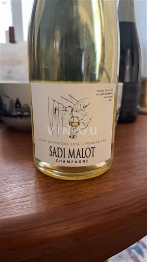 Shampanjë Premier Cru Sadi Malot Coup de Foudre 2014