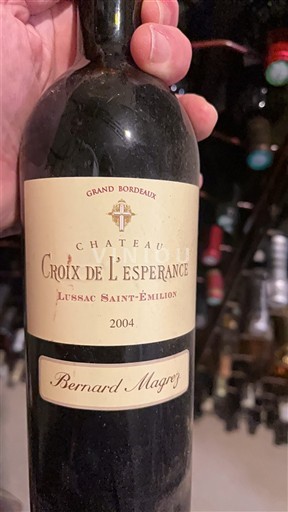 Bordoja Lussac-Saint-Émilion Château Croix de L'Espérance 2004