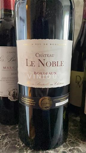 Bordoja Bordo Château Le Noble 2010