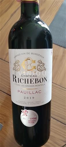 Bordoja Pauillac Château Richebon Les Grands Montels 2019