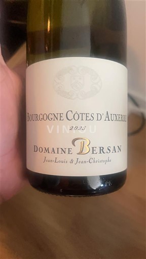 Bourgogne Bourgogne Côtes d'Auxerre Domaine Bersan 2023