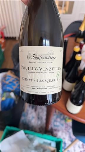 Burgundi Pouilly-vinzelles La Soufrandière Climat Les Quarts zen 2021
