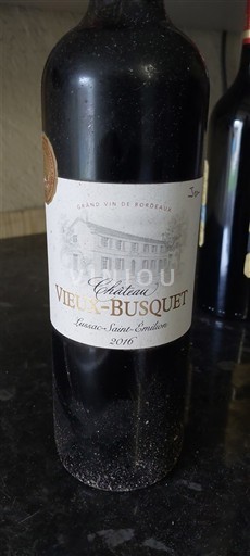 Bordoja Lussac-Saint-Émilion Château Vieux-Busquet 2016