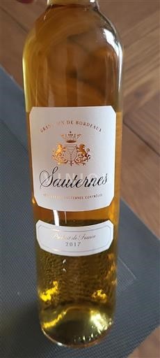 Wines Blanc liquoreux Sas raymond vfi 2017 France Bordeaux Sauternes AOC