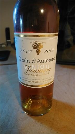 Југозапад Журансон Grain d'Automne 2007