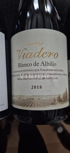 Kastilja i Leon Рибера дел Дуеро García Viadero Blanco de Albillo 2018