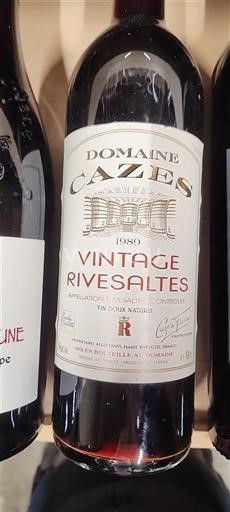 Rusijon Ривсалтес Domaine Cazes Vintage Rivesaltes 1989