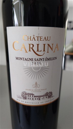 Bordoja Montagne-saint-émilion Château Carlina 2020