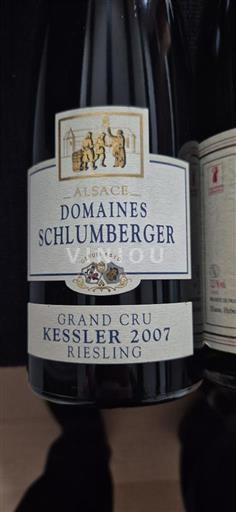 Алзас Алзас Гранд Кру Grand Cru Domaine Domaines Schlumberger Kessler 2007