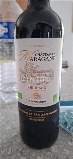 Burdeos Bordeaux Château La Maragane 2015