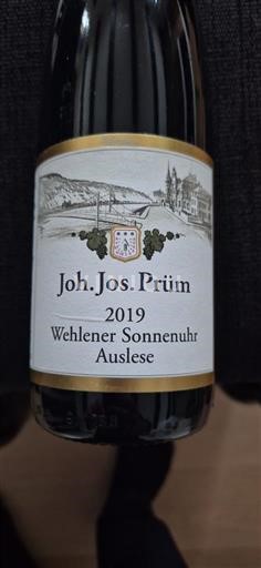 Mosel Joh. Jos. Prüm Wehlener Sonnenuhr Auslese 2019
