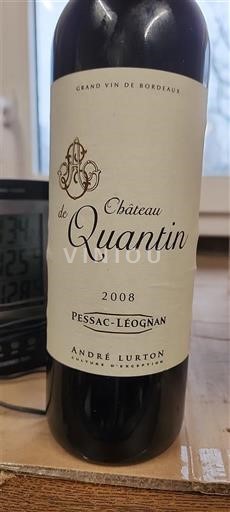 Bordo Pessac-Léonjan Château Quantin 2008