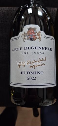 Токај Nespecificirano Gróf Degenfeld Furmint Organic 2022