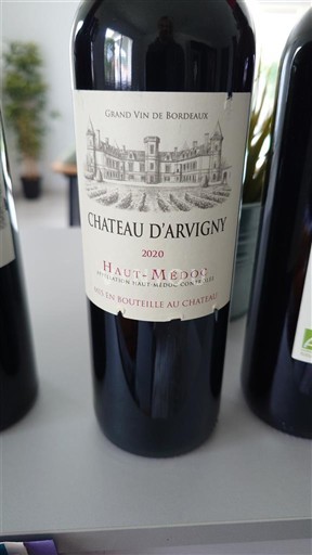 Bordoja Haut-Médoc Château Arvigny 2020