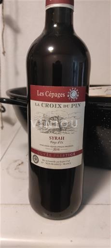 Languedoc og Roussillon Pays d'oc La Croix du Pin Prestige 2016