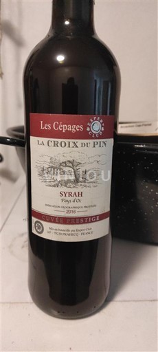 Languedoc og Roussillon Pays d'oc La Croix du Pin Prestige 2018