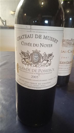 Bordoja Lalande-de-pomerol Château Musset du Noyer 2005