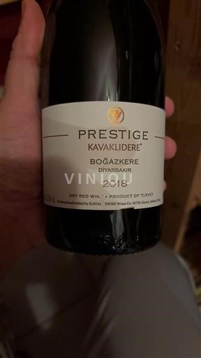 Sørøst-Anatolia Ikke spesifisert Kavaklidere Prestige Boğazkere 2018