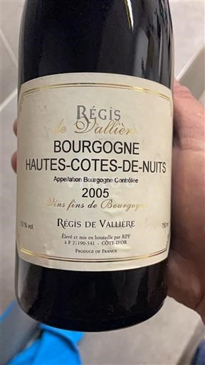 Borgoña No especificado Régis de Vallière 2005