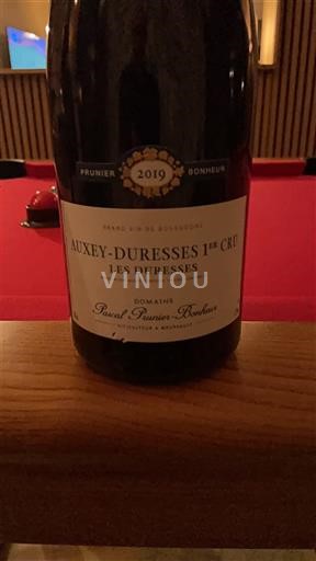 Burgundi Auxey-Duresses Premier Cru Pascal Prunier-Bonheur Les Duresses 2019