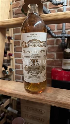 Bordeaux Sauternes Château Filhot 1987
