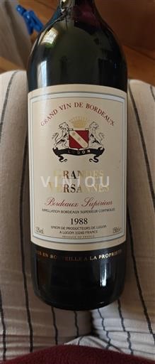 Bordo Bordo superior Grandes Versannes 1988
