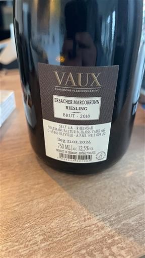 Рајнгau Nespecificirano Schloss Vaux Erbacher Marcobrunn Riesling 2018