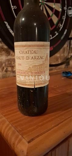 Bordo Bordo superior Château Haut d'Arzac 1996
