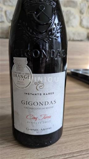 Рона долина Gigondas Gabriel Meffre Cinq Terres 2017