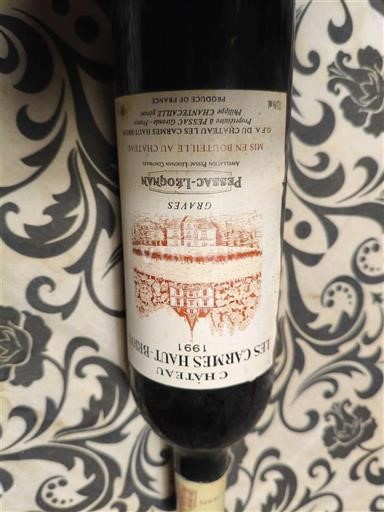 Bordo Pessac-Léonjan Château Les Carmes Haut-Brion 1991