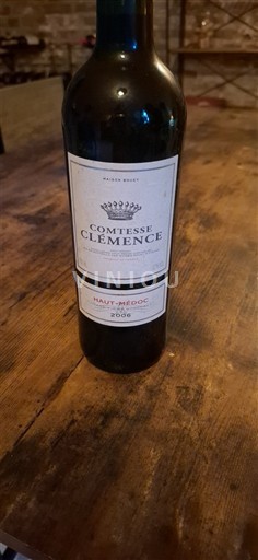 Bordeaux Haut-Médoc Comtesse Clémence 2006