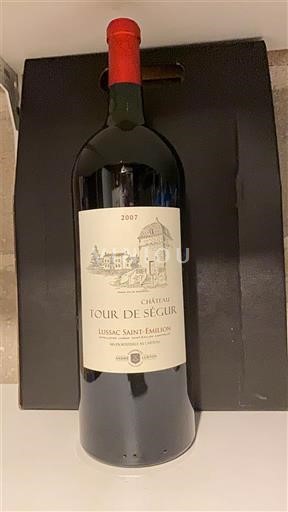 Bordoja Lussac-Saint-Émilion Château Tour de Ségur 2007